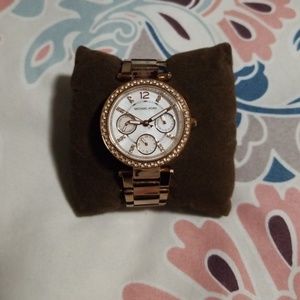 Pink Gold Michael Kors Watch